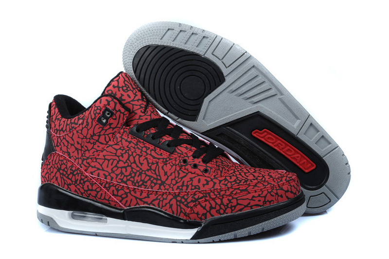 Durable Air Jordan 3 Mens Temporal Rift by Red Devils Fashion